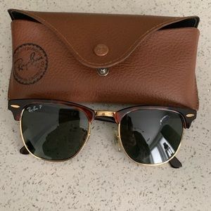 Ray Ban sunglasses polarized clubmaster